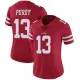 Women's Limited Brock Purdy San Francisco 49ers Red Team Color Vapor Untouchable Jersey